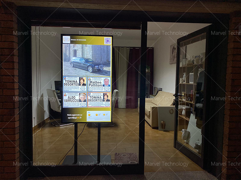 digital window display